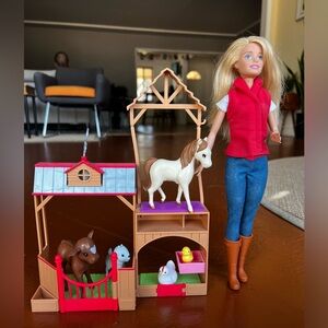 Farm Veterinarian Barbie set